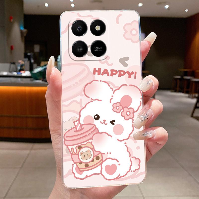 For Honor X7D Honor 400 Smart 4G 5G Luxury Dragon Cute Cool Boys Girls Soft silicone Phone Case Back Cover Transparent TPU Shell