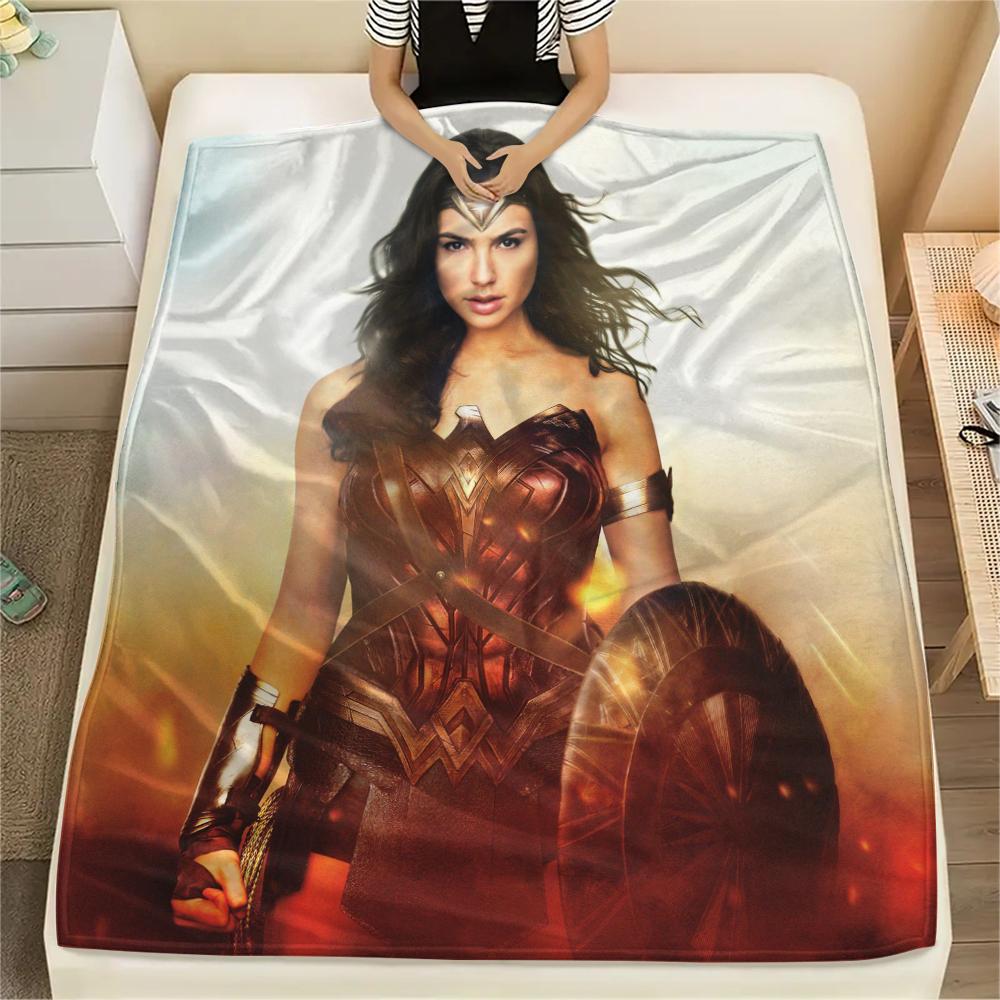

Wonder Woman Hero Blanket, Elegant Throw for Home Decoration, Perfect Gift for DC Superhero Collectors.chl 75x90cm