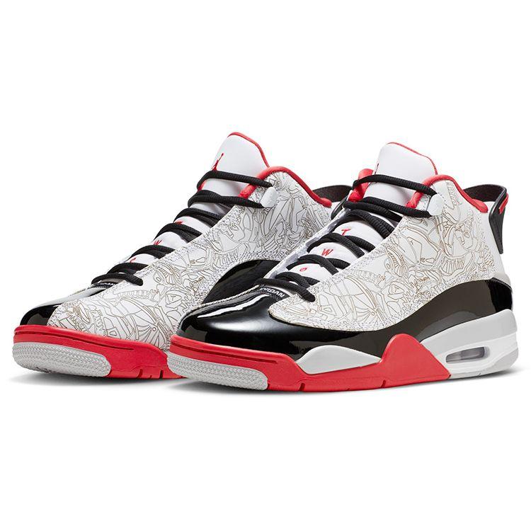 Air Jordan Dub Zero Varsity Red 2022 Men Sneakers White True-Red Black 311046-160