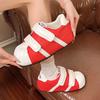 Velcro Ugly Cute Shell Head German Training Bread Shoes Women's New Versatile Inner Height Increase Casual Sports Small Board Shoes