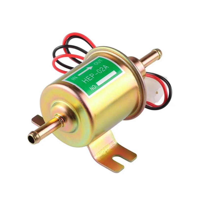 Hep-02A New Universal 12V Electric Fuel Pump For Carburetor Motorcycle Atv