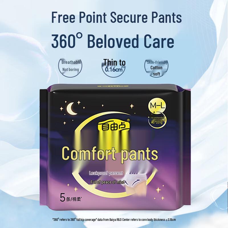 Freedom Point Ultra-Thin Overnight Sanitary Pants