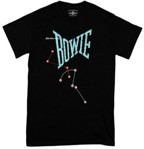 David Bowie - David Bowie - Let s Dance - Heavy Cotton T-Shirt - XL Black [New ] XL