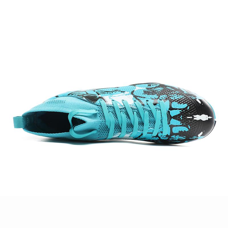 32-46Men/Women's Football Boots Short -Nail High-top Socks Make Capital Outdoor Children Football Sneakers For Kids