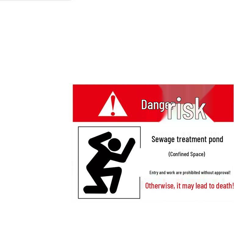 Limited Space Safety Warning Sign