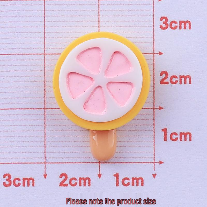 Fruit Ice Cream Cartoon Resin Charms for Crocs - Handmade DIY Accessories