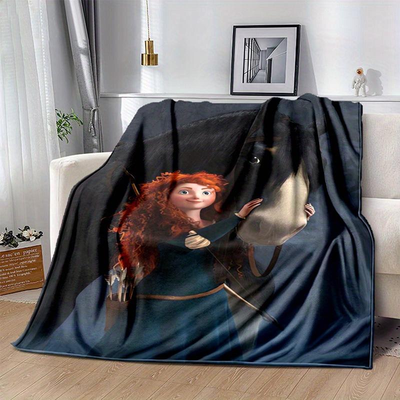 1 szt., Odważna Przygoda Meridy: Przytulny koc do wystroju domu, idealny do salonu, sypialni lub wszędzie tam, gdzie potrzebujesz komfortu!Wystrój domu