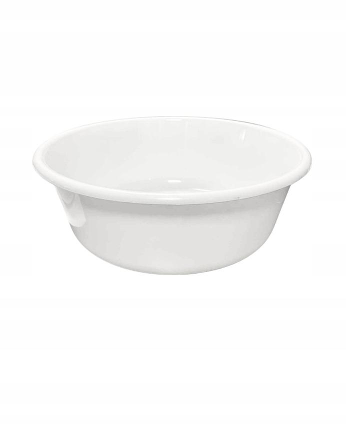 Round Plastic Bowl 1.2 l White