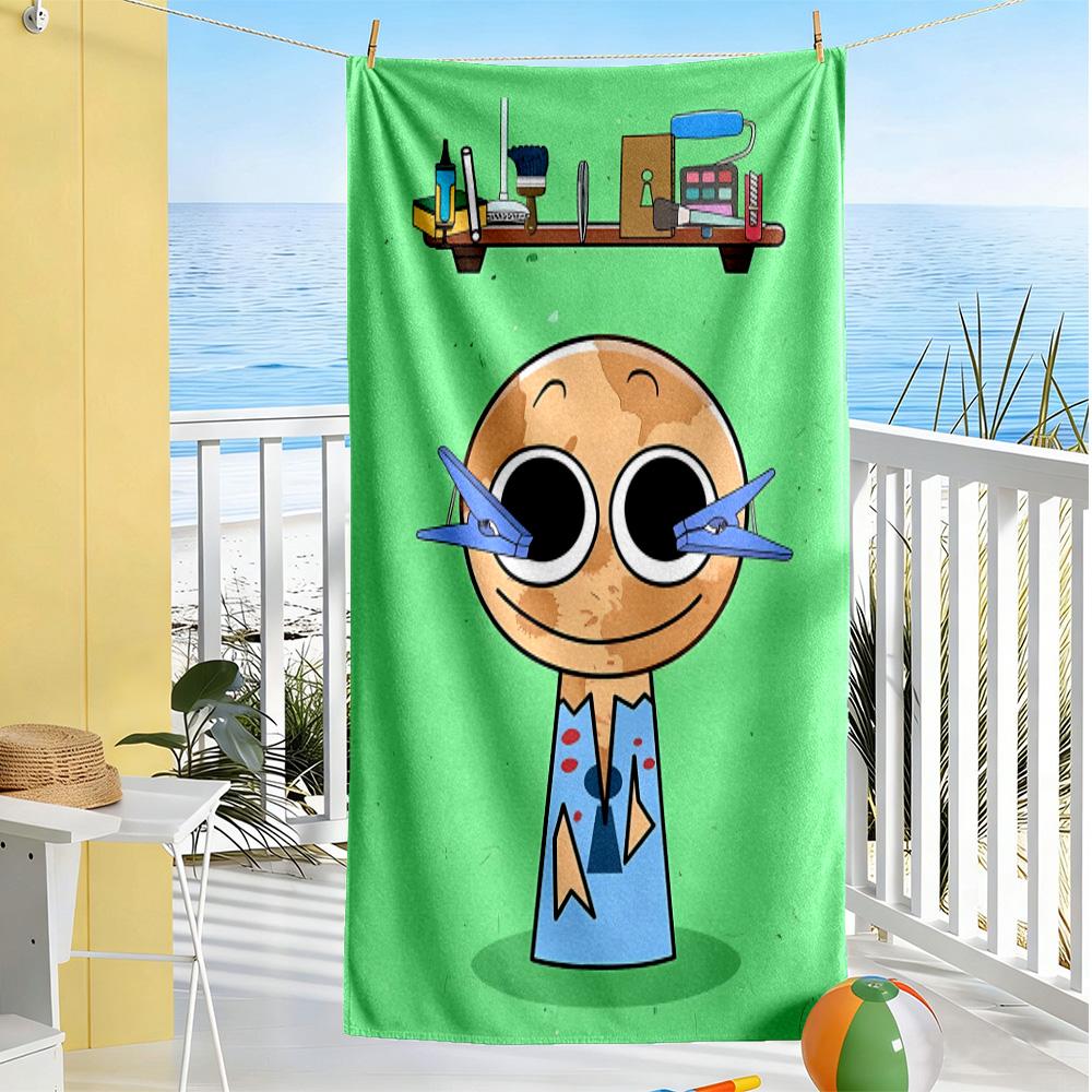 Sprunk Love Adventure Beach Towel High Absorbency & Quick-Dry Comfortable Lightweight Suitable for Swimming, Gym, Camping, Yoga Vacation