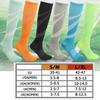 Running Compression Socks Women Men Knee High Sport Stockings White Racing Pressure Run Compress Long Nylon Multi Color