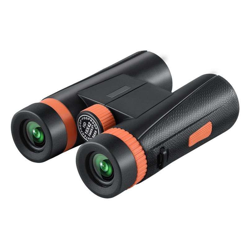 Vânzări directe din fabrică Binoclu drept HD de mare putere 10x42 Concert de camping în aer liber Viziune nocturnă cu lumină scăzută