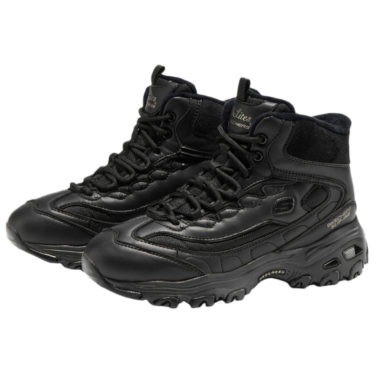 Skechers D-Litez Berry Chic Comfortable Short Boots Women boots Black 169076-BBK