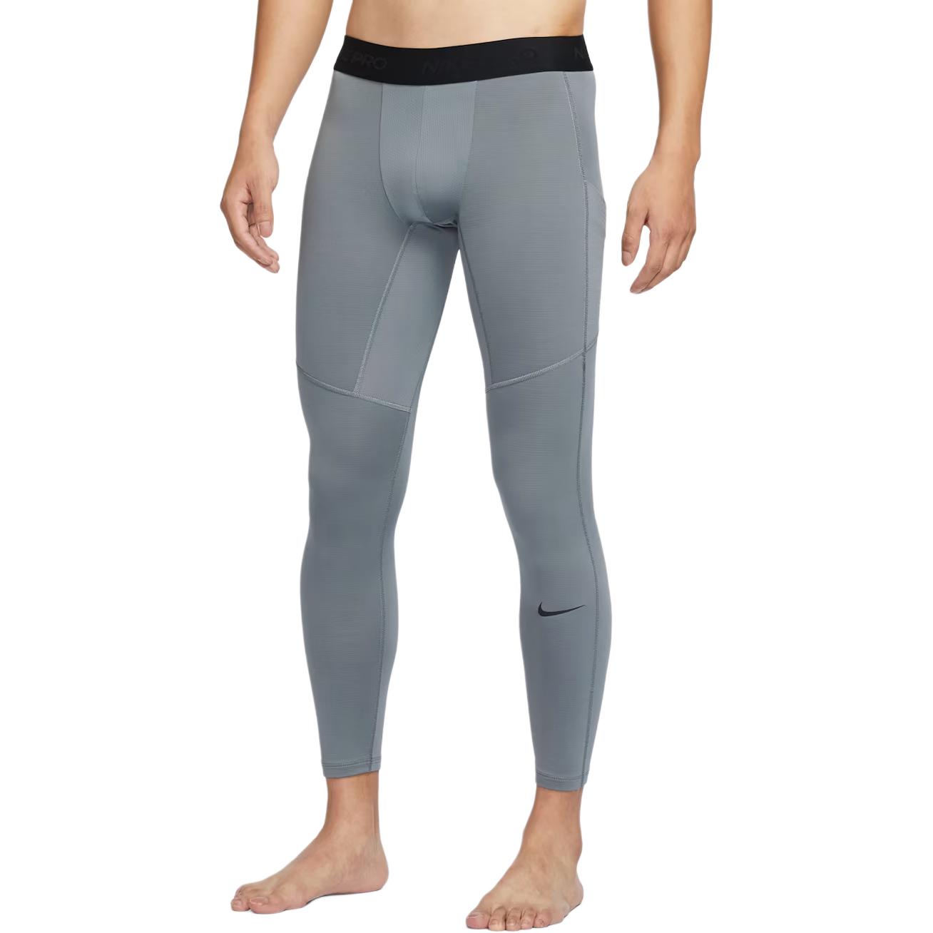 Nike Pro Дышащие Скомбинированные Спортивные Длинные Брюки Облегающего Кроя Мужские низ FB7962-084