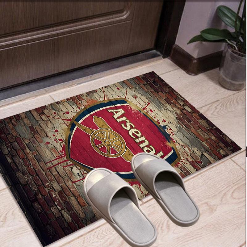 Arsenal F.C Pattern Rug, Indoor/Outdoor Mat, for Picnic, Gameroom, Bedroom, Office, Living Room, Home Decor Carpet, Birthday Gift