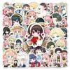 50 Q Version Spy x Family Stickers: Japanese Anime Characters, Cartoon Anya Guka, DIY Decorative Set.