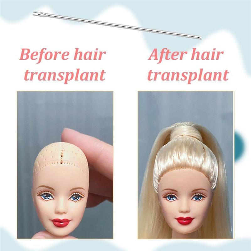 2025 Trend 10Pcs Hair Rooting Tools, 0.9Mm Hair Rerooting Rehair Tool For DIY BJD Wigs Making Repairing Crafting