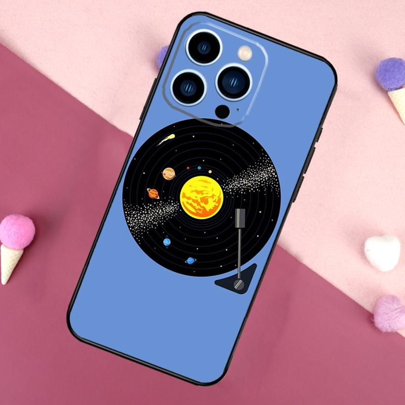 Space Planets Solar System Phone Case For iPhone 16 15 11 12 13 14 Pro Max Mini X XS Max XR Plus Full Cover