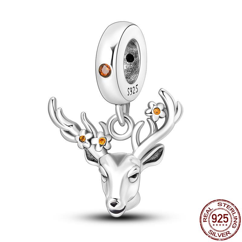 Cute Animals Beads Charms Fit Original 3Mm Bracelet Dog Cat Owl Rabbit Diy Jewelry Making Animals Protection