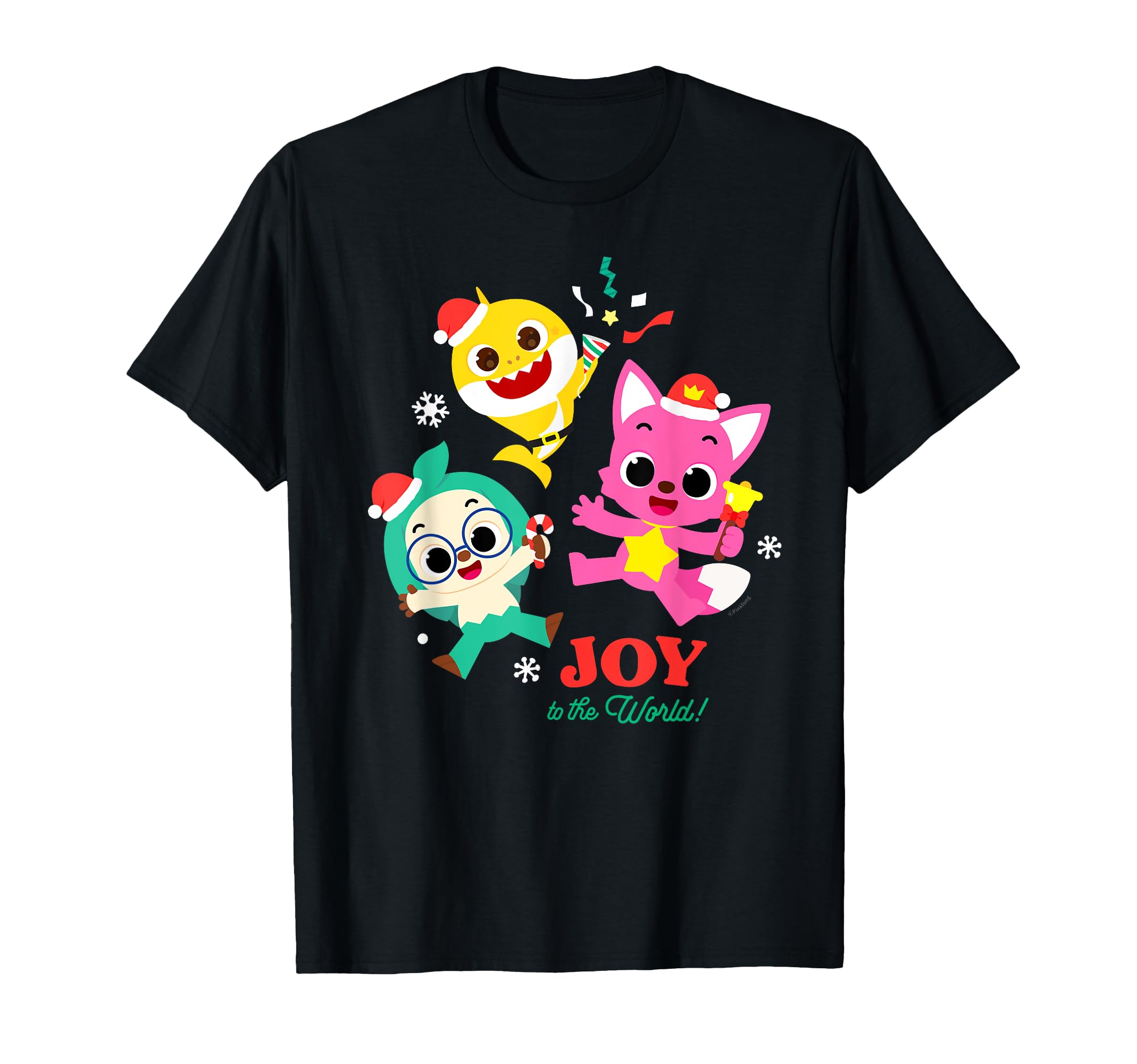 

Pinkfong Baby Shark Hoagie Christmas Holiday Santa Gift Kids Men Women T-Shirt