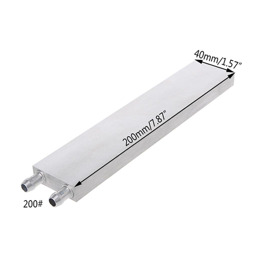 Aluminum Water Cooling Block Heat Sink System For Miner Machine Standard Water Cooling Blocks 40x120mm 40x80mm 40x160mm