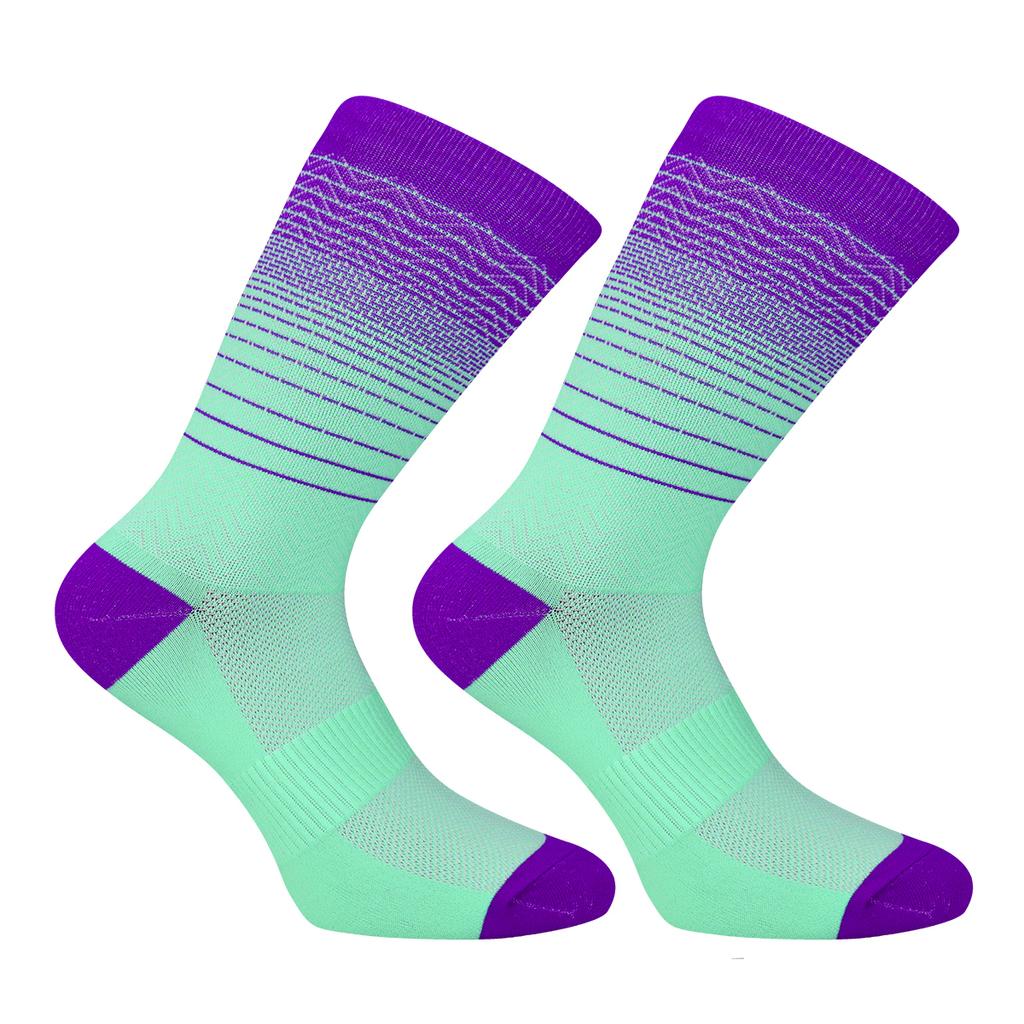 Cycling Socks Men Women Running Socks Breathable Wear-Resistant Camping Hiking Socks Tube Compression Sports Socks
