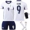 Europapokal England Trikot Nr. 9 Kane 10 Bellingham 20 Forden Fußball-Set Edition