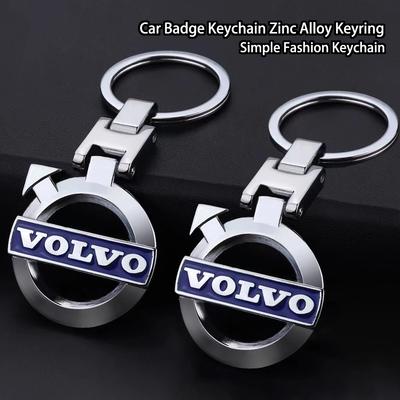 Car Emblem Keychain H Buckle Double-sided Key Ring For XC90 V90 V60 XC60 V40 S80 S60 S90 C40 XC40 V70 XC70 C30 C70 EX90 WT6