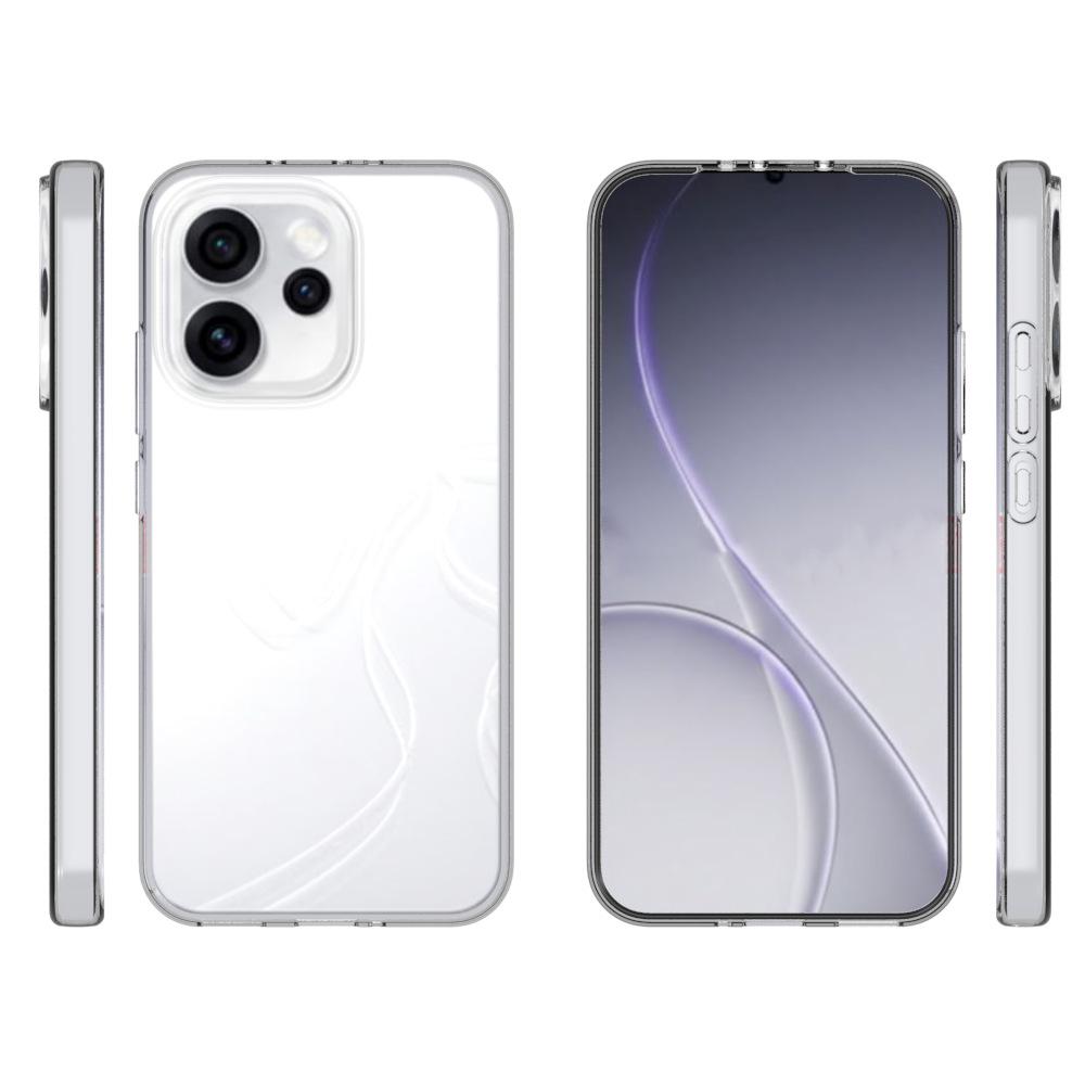 Für Oppo Reno15 Pro 5G (Global)/Reno15 5G (China) Hülle Wasserzeichenbeständig TPU Transparentes Handy Rückcover