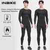 INBIKE Fleece Road Bike Bib Pants for Men Winter Thermal Cycling Bibs Windproof Biking Bicycle Pants MTB Cycling Clothing Man