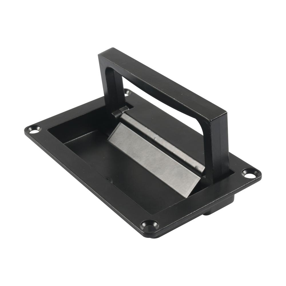 Recessed Pull Handles w/Mount Screws, Black, for Deck Hatches