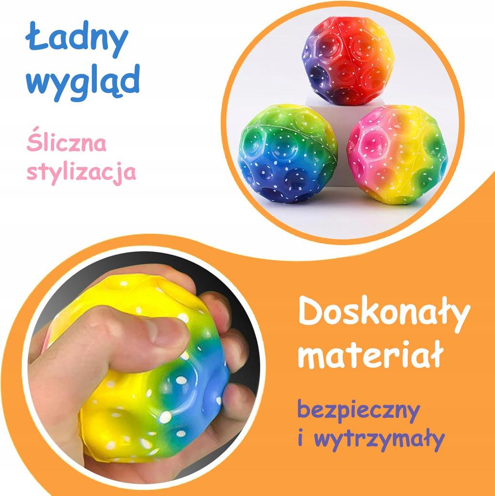 Piłka Galaktyczna Skacząca Piłeczka Galaxy Ball Meteor Kosmiczna