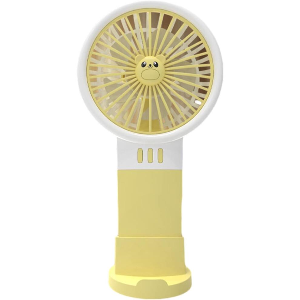 Portable Handheld Fan Battery Fan 2Xaa Battery Operated For Home And Travel Cooling Fan With Phone Stand Holder Handheld Fan_Special Gift