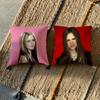 A-Avril Lavigne Cushion Cover Fabric Soft Furnishing,Pillowcase, Cushion Cover, Sofa Pillow, Home Decoration