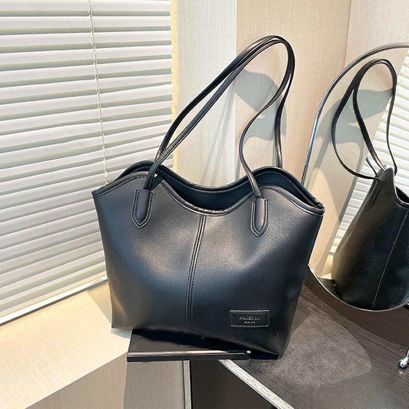 Retro Convertible Tote Bag Women's Spacious Shoulder Purse Vintage Work Commute Minimalist Casual Crossbody Handbag AVE