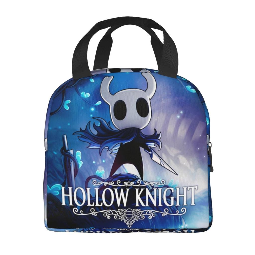 Hollow Knight Funny Games Insulated Lunch Bags Food Container Bags Portable Cooler Thermal Lunch Boxes For Work
