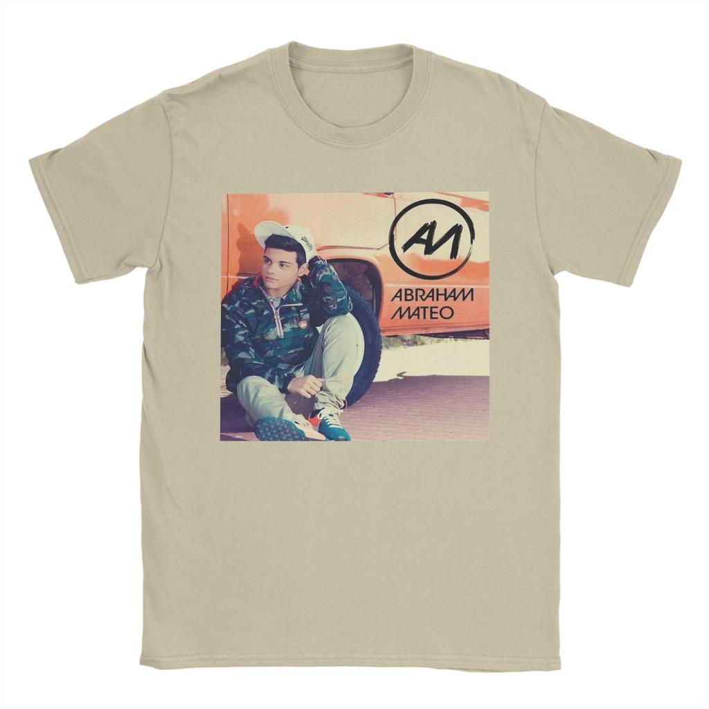 Rapper Abraham Mateo Album Unisexs T Shirt Fun Tee Shirt Short Sleeve Crewneck TShirts Cotton Classic Tops