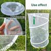 Pop-up Plant Cover Garden Plant Protector Cloches With 4 Ground Stakes & 6 Tag Cards Garden Mesh Protector For Vegetable flowers