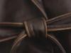 2023 Autumn Women's Mid-Length Distressed PU Leather Trench Coat
