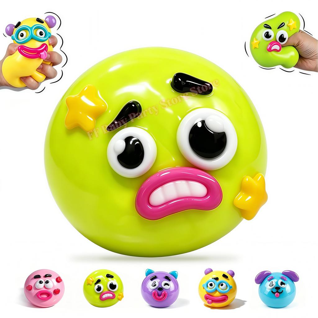 Smushers Squishy Curiosities Hunde Gesichtswechsel Squishy Spielzeug Weich Formbar Niedlich Langsames Aufgehen Knetspielzeug Entspannend Sensorisch Geburtstagsgeschenke
