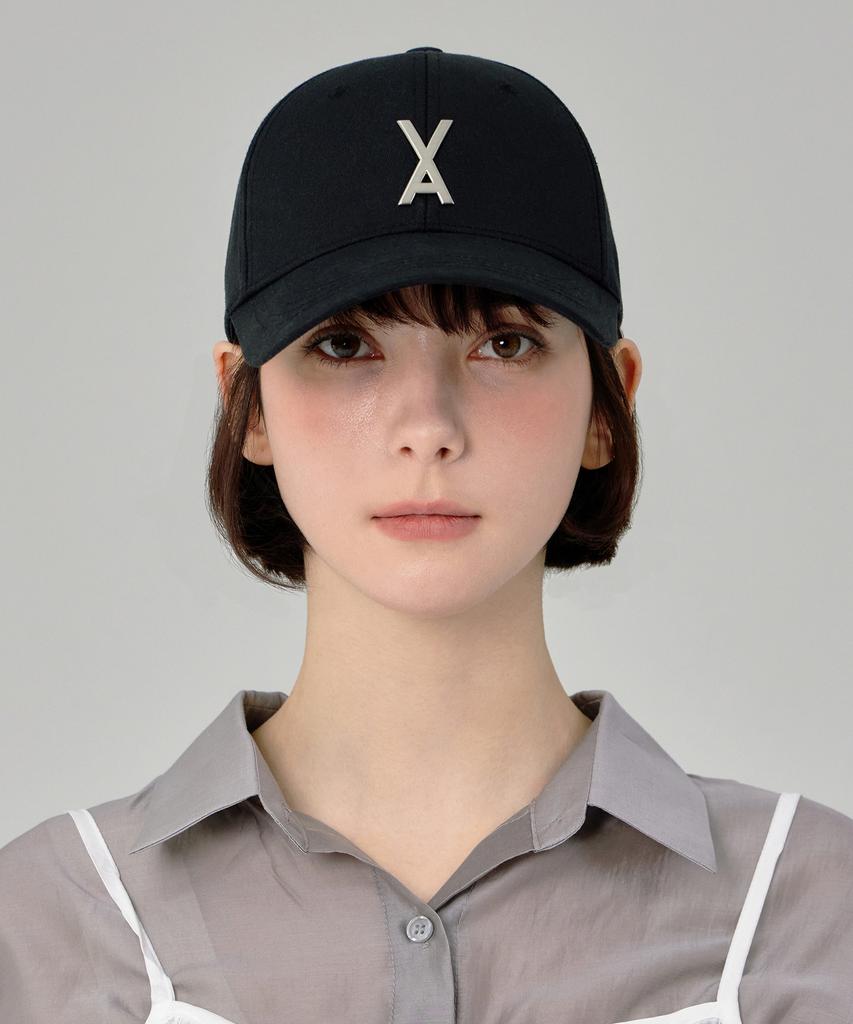 Bajal Va Big Studded Ball Cap Black