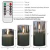 LED Lights for Home Electronic Candle LED Candle Decoration LED Glass Candle Full Set Remote Control Timer for Christmas Wedding