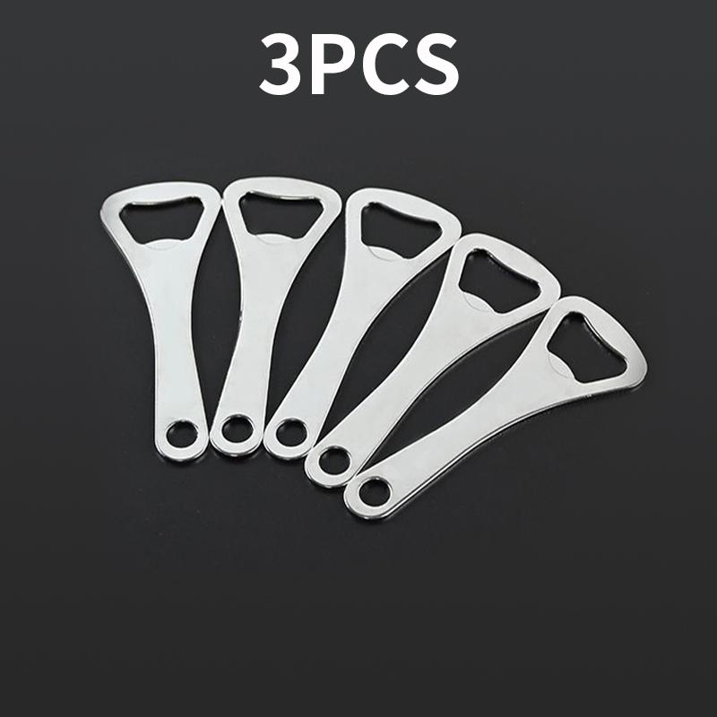 10PCS- Stainless Steel Opener, Creative Beer Can Opener, Household Stainless Steel Bottle Opener