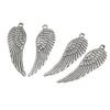 20 Pieces Tibetan angel Wing Charm Pendant Jewelry Making Accessories