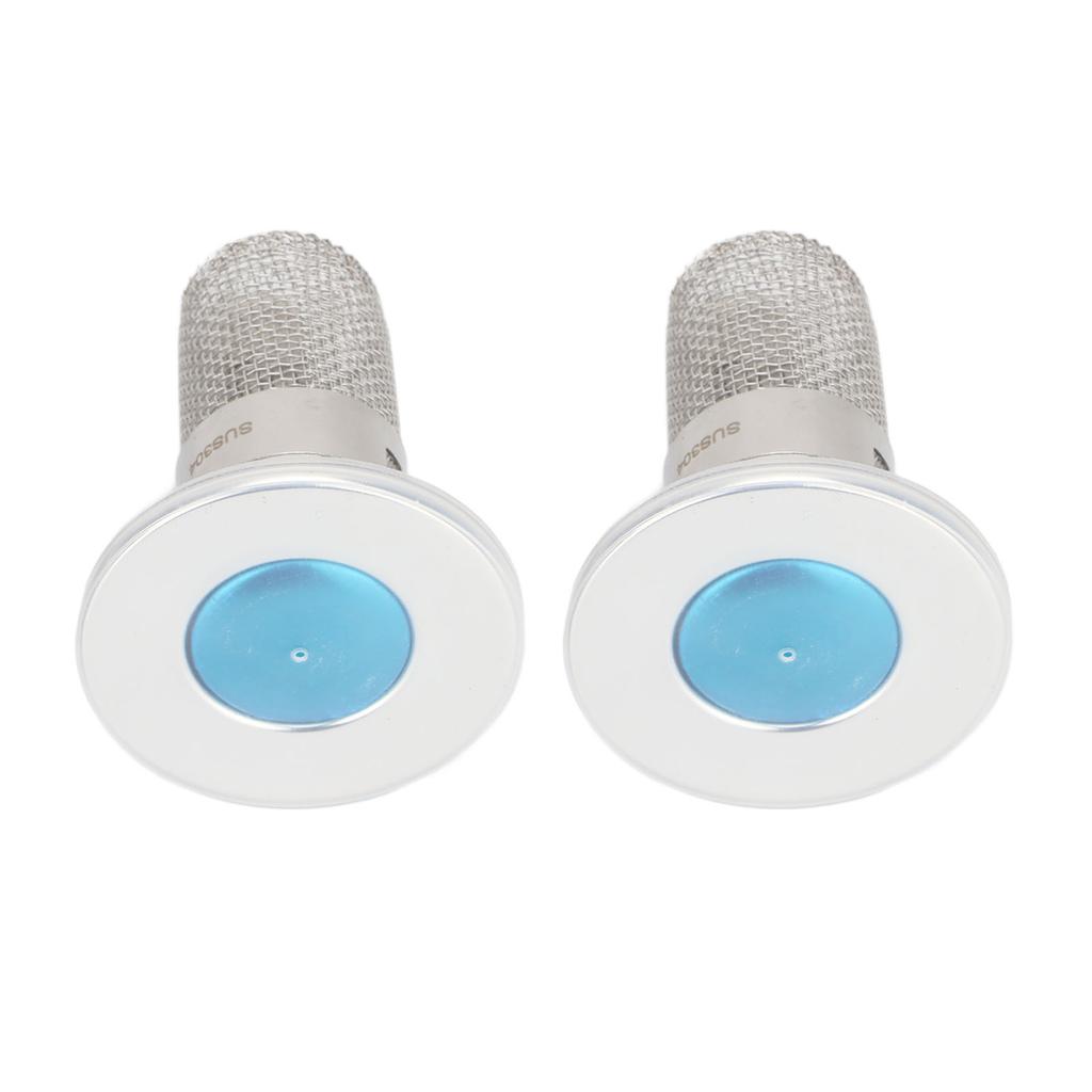 2Pcs Stainless Steel Floor Drain Filter Popup Design Bathroom Sink Stopper Hair Catcher with Rubber