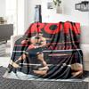 Iron Mike Tyson Boxing Ring Knockout Four Seasons Blanket Customized With Your Name Lightweight And Warm Perfect Gift For Home Office Camping Sofa