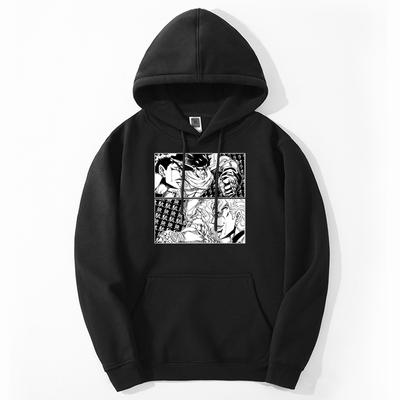 JOJO's Bizarre Adventure Cool Unisex Hoodie Sweatshirts Japan Anime JOJO Dio VS Jotaro Unisex's Pullover Oversize Hip Hop Fashion Sudaderas