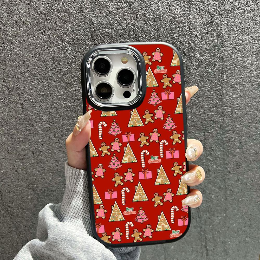 N115 Веселый рождественский дизайн С Новым годом Мягкие чехлы для телефонов iPhone 16Pro — фото 9