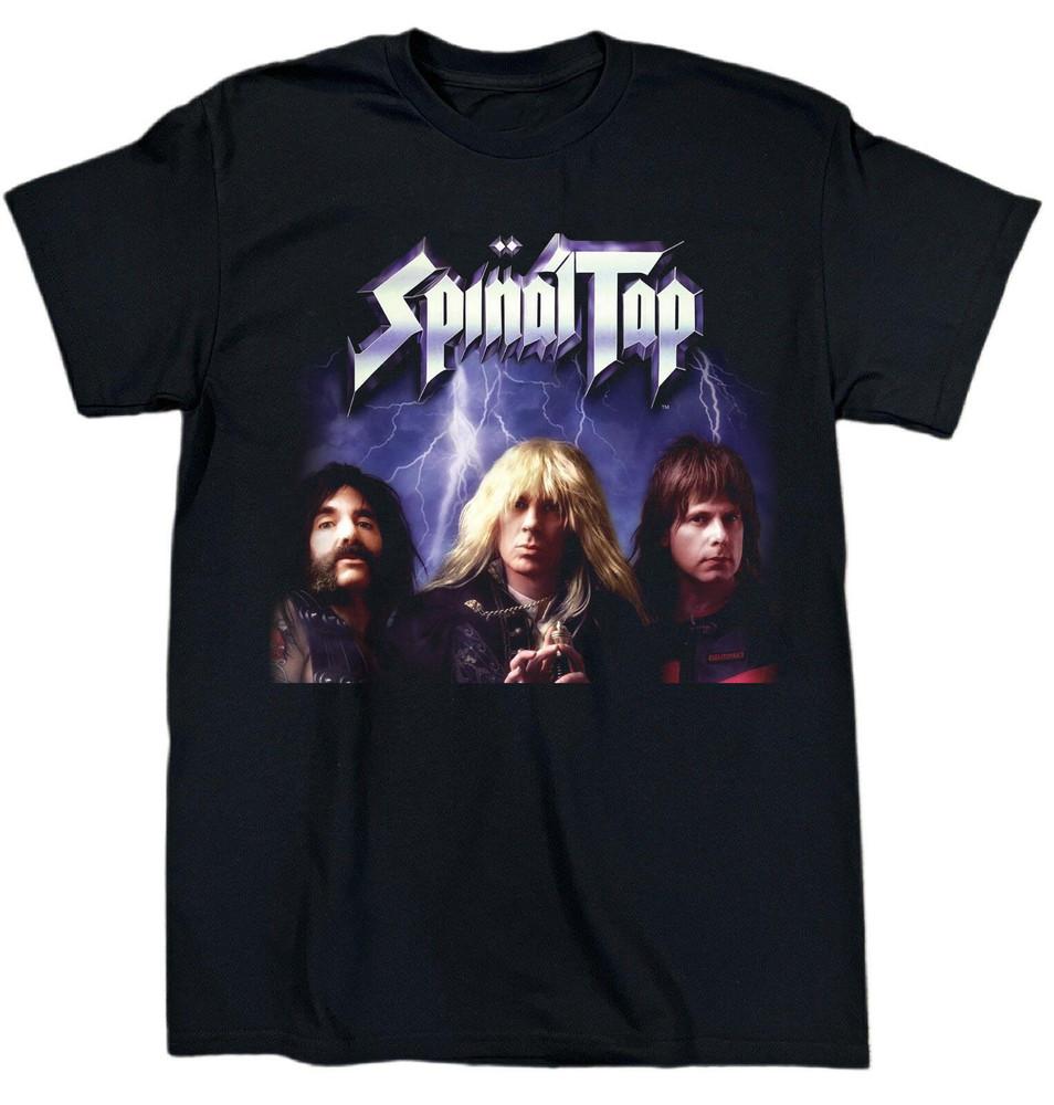 

New Spinal Tap Band This Is Spinal Tap Cotton Black S5XL T Shirt Unisex MM077 Unisex T-Shirt XXXXL