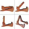 Universeller faltbarer Gitarrenständerhalter, Mahagoni-Massivholz-Saiteninstrumentenhalterung, niedliches Kaninchen