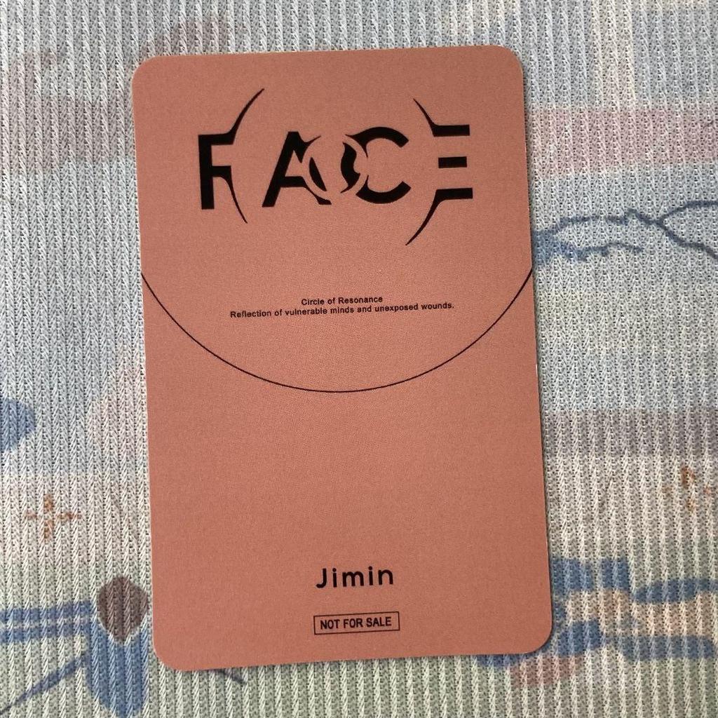 [USED] Jimin JIMIN FACE Universal BTS Lucky Drop Trading Card